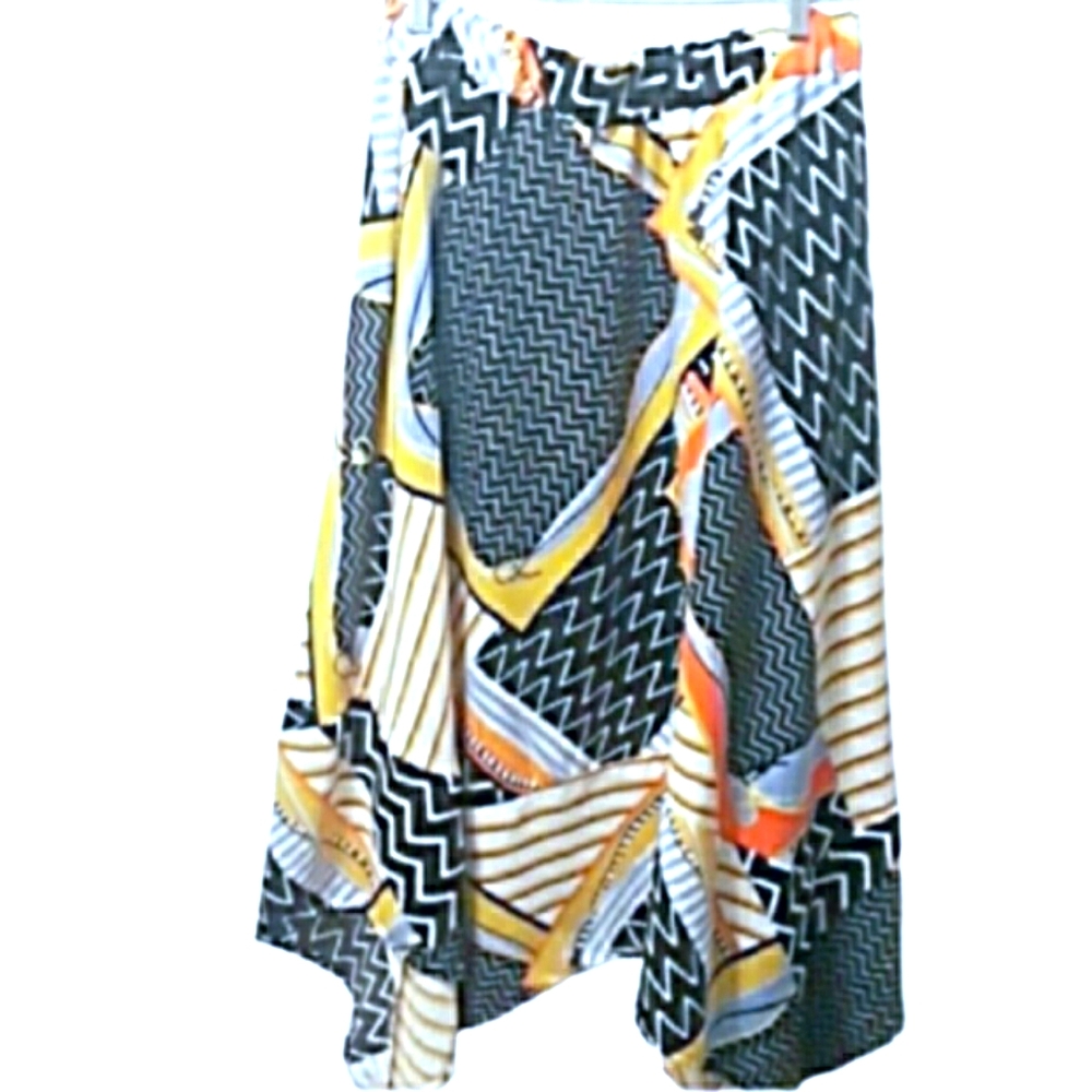 - - MARC NEW YORK NAVY BLUE MULTICOLORED SKIRT